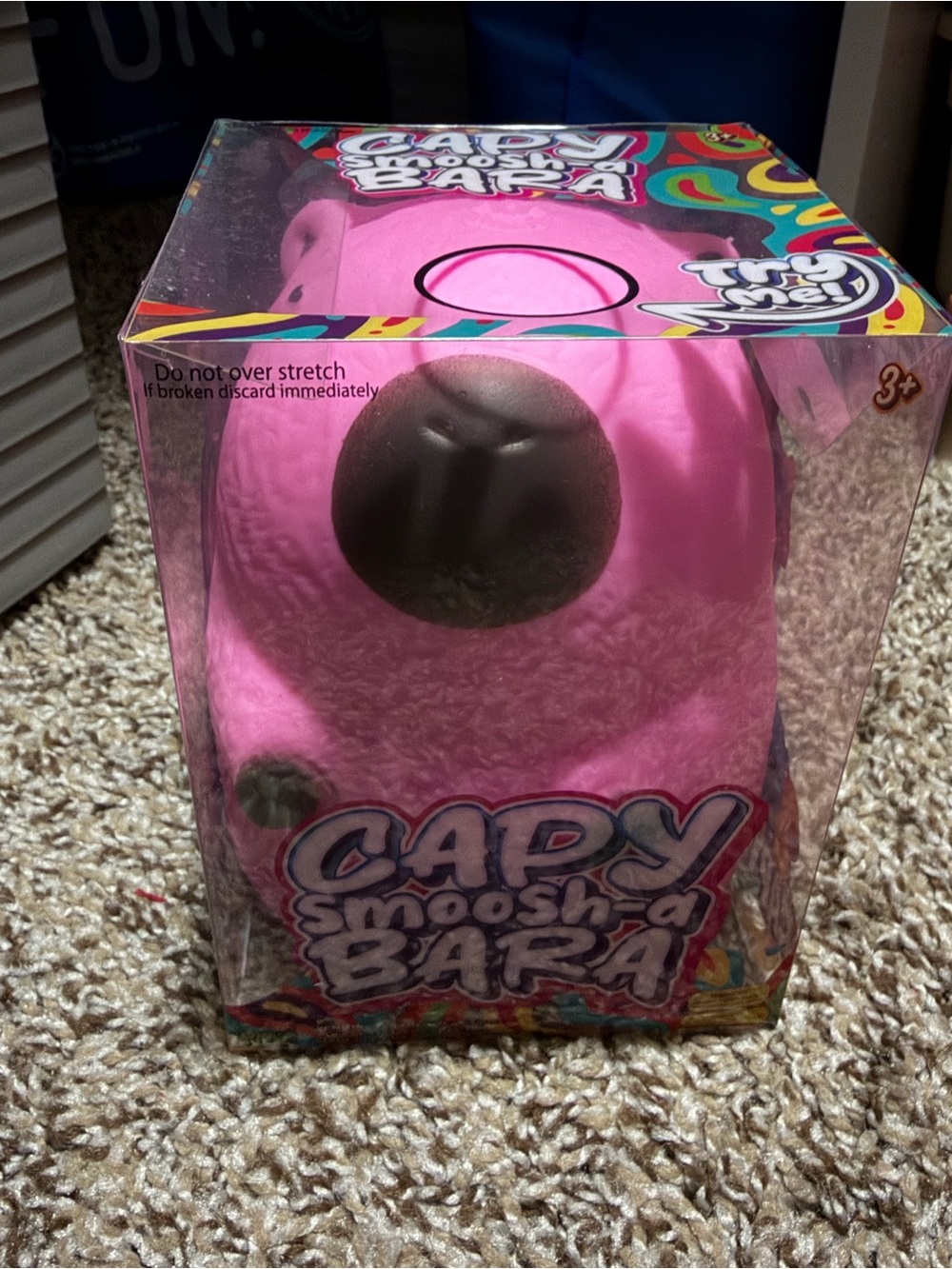 Capybara Smoosha Bara Pink Squishy Toy -